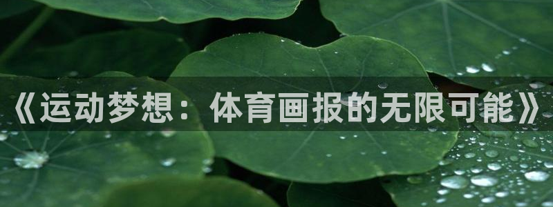 yy易游官网下载：《运动梦想：体育画报的无限可能》